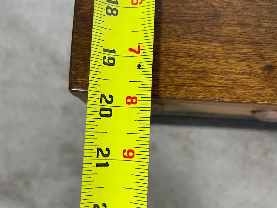 Industrial Wood Top With Steel Base Side Table 20W X 19H [Photo 10]