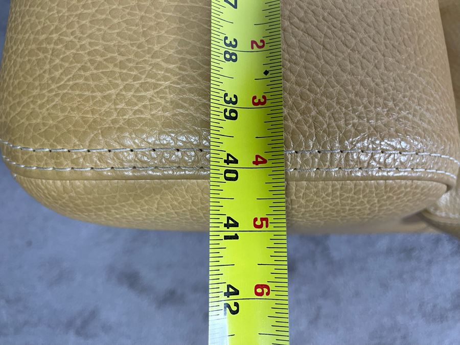 High End Roche Bobois Modern European Design Premium Leather Sofa 80W X 41D X 25H - Sofa Is Very Heavy - Client's La Jolla Home Was Featured In San Diego Home/Garden Lifestyles Annual Remodeling Issue - Retails $10,000 [Photo 16]