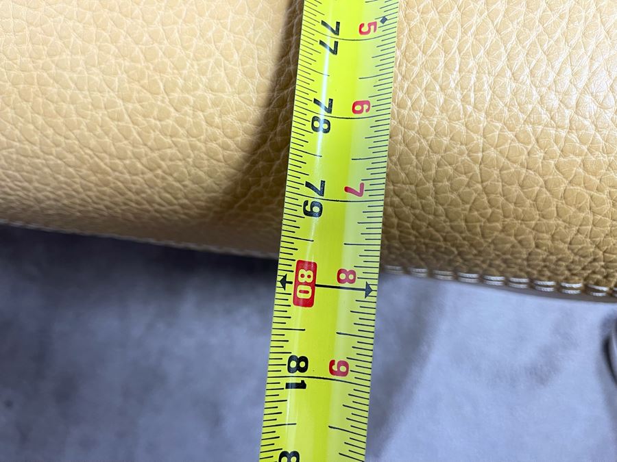 High End Roche Bobois Modern European Design Premium Leather Sofa 80W X 41D X 25H - Sofa Is Very Heavy - Client's La Jolla Home Was Featured In San Diego Home/Garden Lifestyles Annual Remodeling Issue - Retails $10,000 [Photo 15]