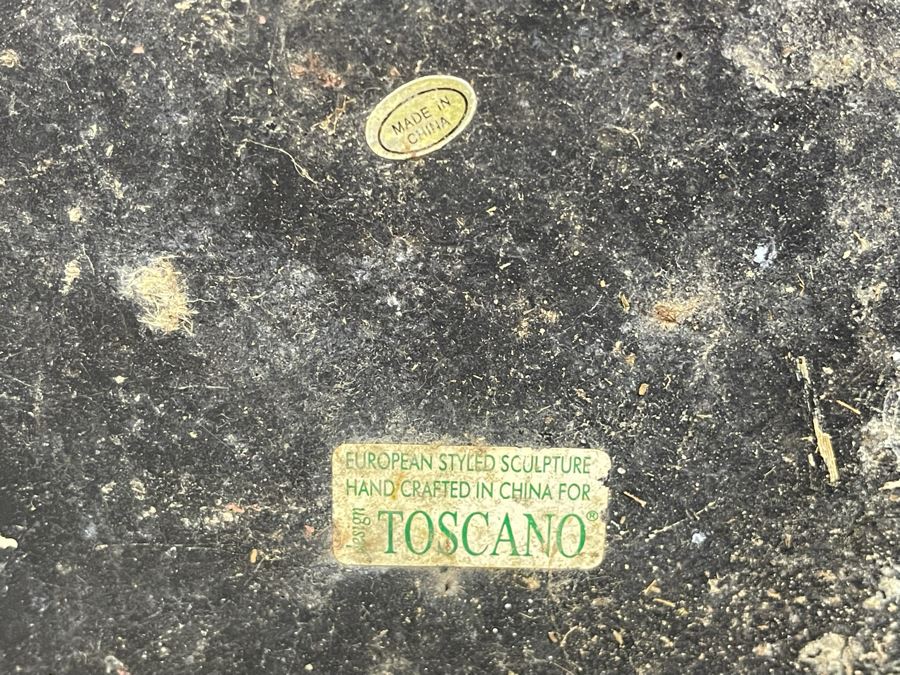 Egyptian Figure With Tray Hand Painted By Artist Joan Lohrey - Toscano Design 12W X 18D X 35H [Photo 11]