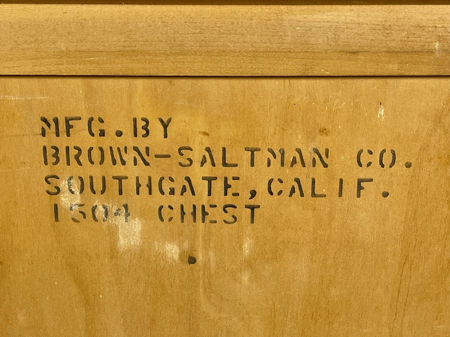 Paul Frankl Mid-Century Modern Chest Of Drawers Dresser For Brown-Saltman 6 Drawers [Photo 13]