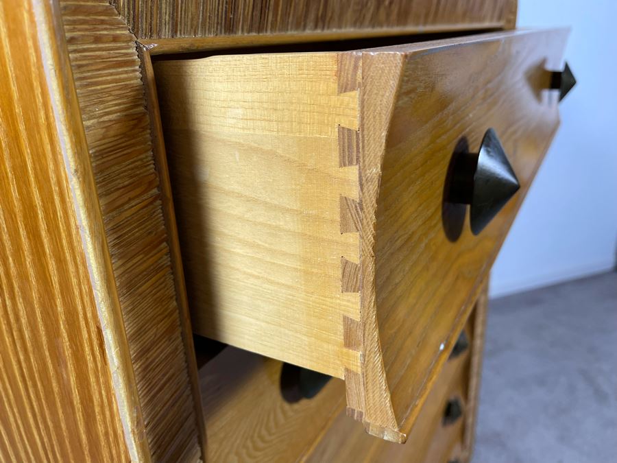 Paul Frankl Mid-Century Modern Chest Of Drawers Dresser For Brown-Saltman 6 Drawers [Photo 19]