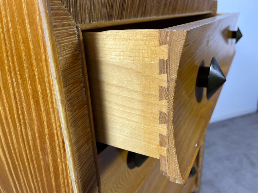 Paul Frankl Mid-Century Modern Chest Of Drawers Dresser For Brown-Saltman 6 Drawers [Photo 18]