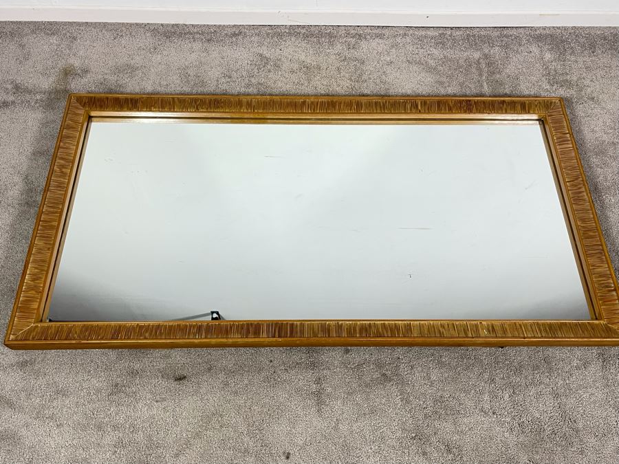 Paul Frankl Mid-Century Modern Wall Mirror For Brown-Saltman 53.5 X 28 [Photo 7]