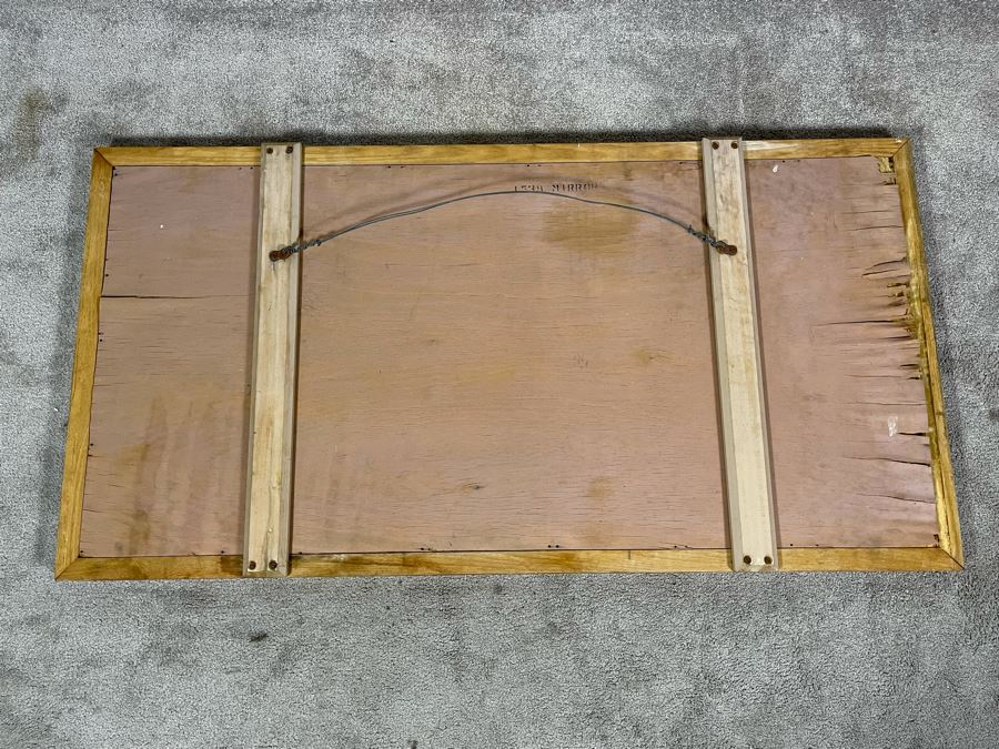 Paul Frankl Mid-Century Modern Wall Mirror For Brown-Saltman 53.5 X 28 [Photo 10]