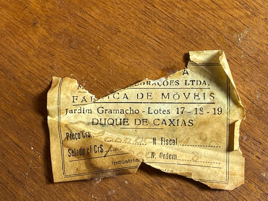 Pair Of Mid-Century Modern Veneered 8 Drawer Chest Of Drawers Dressers (Note Veneer is Chipped And Lifting On Drawers - See Photos) Each 39.5W X 18D X 35H [Photo 2]