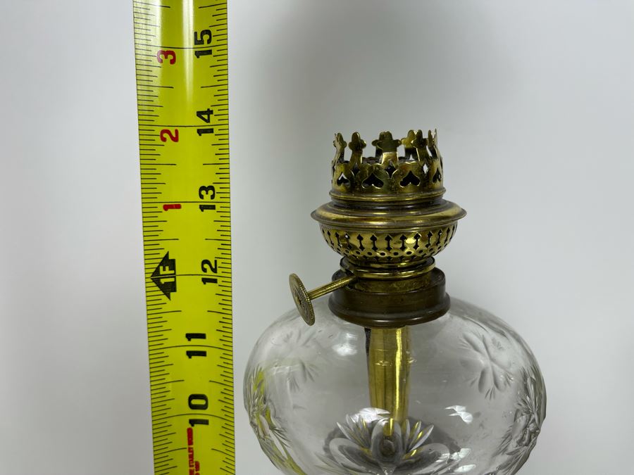 Pair Of Silverplate Candlesticks Fitted With Etched Glass Kosmos-Brenner Lanterns 14'H [Photo 8]