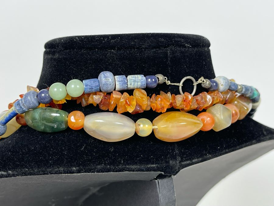 Three Multi-Stone Necklaces [Photo 8]