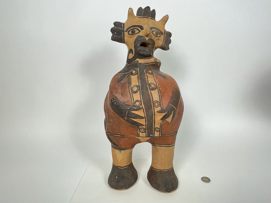 Vintage Mexican Pottery Sculpture 16'H [Photo 1]