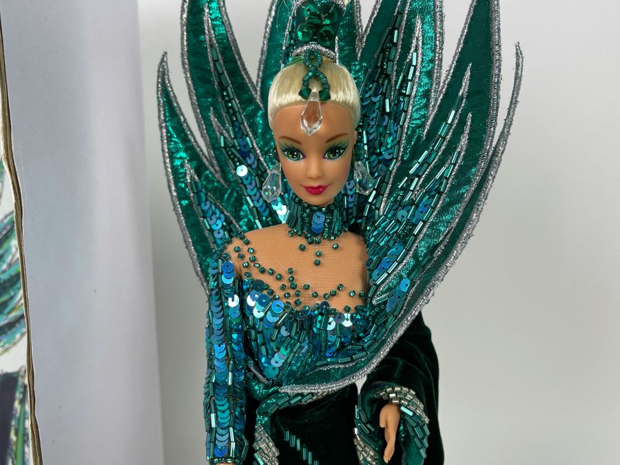 Neptune Fantasy Barbie Doll By Bob Mackie Fourth In The Bob Mackie Barbie Collection With Box Mattel 1992 [Photo 12]