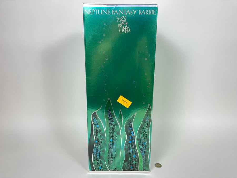 Neptune Fantasy Barbie Doll By Bob Mackie Fourth In The Bob Mackie Barbie Collection With Box Mattel 1992 [Photo 3]