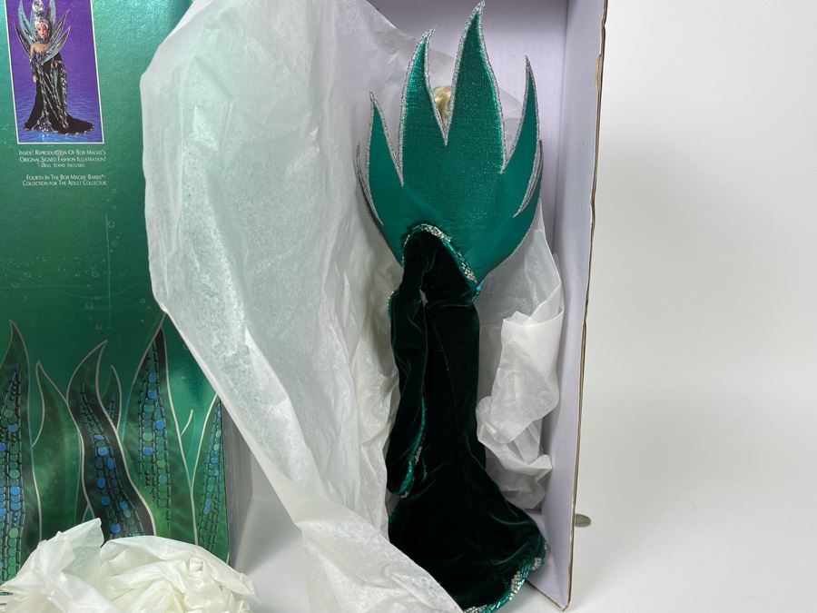 Neptune Fantasy Barbie Doll By Bob Mackie Fourth In The Bob Mackie Barbie Collection With Box Mattel 1992 [Photo 10]