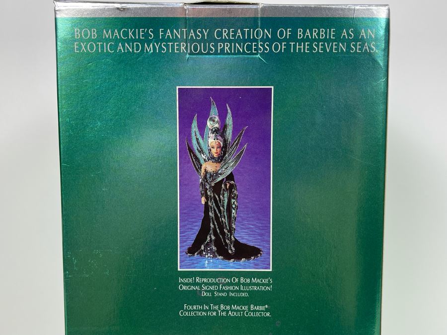Neptune Fantasy Barbie Doll By Bob Mackie Fourth In The Bob Mackie Barbie Collection With Box Mattel 1992 [Photo 5]