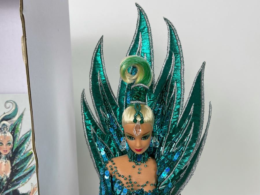Neptune Fantasy Barbie Doll By Bob Mackie Fourth In The Bob Mackie Barbie Collection With Box Mattel 1992 [Photo 13]