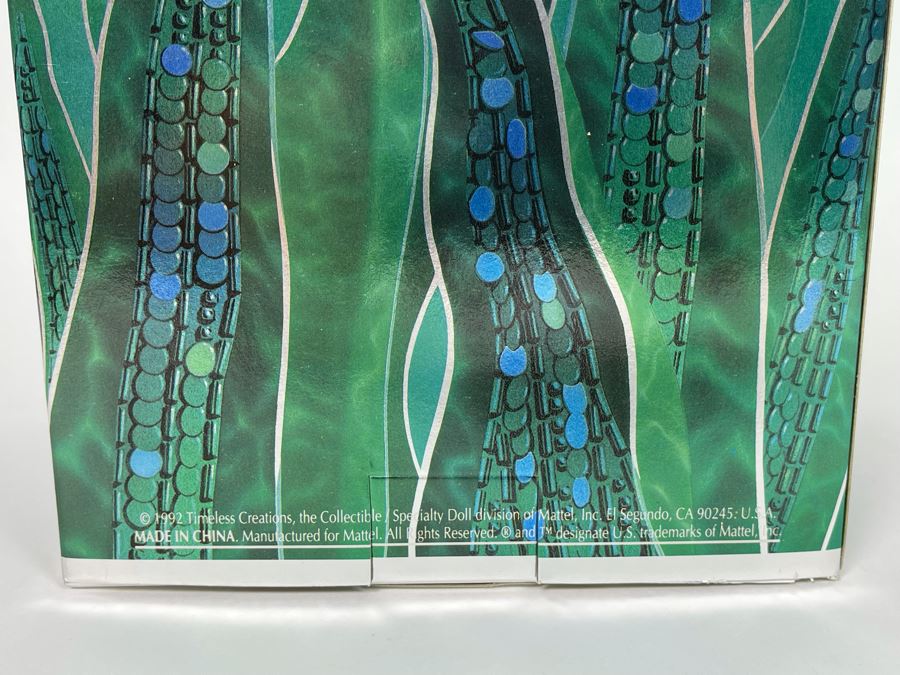 Neptune Fantasy Barbie Doll By Bob Mackie Fourth In The Bob Mackie Barbie Collection With Box Mattel 1992 [Photo 6]