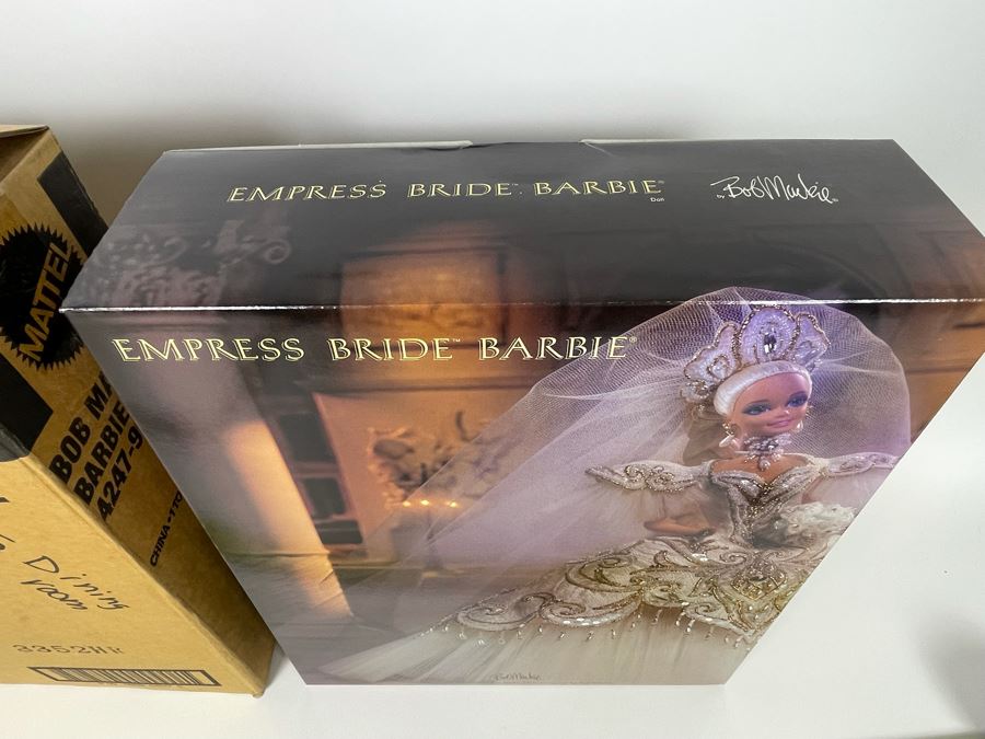 Empress Bride Barbie Doll By Bob Mackie Fifth In The Bob Mackie Barbie Collection New In Box Mattel 1992 [Photo 6]