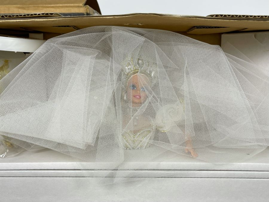 Empress Bride Barbie Doll By Bob Mackie Fifth In The Bob Mackie Barbie Collection New In Box Mattel 1992 [Photo 12]