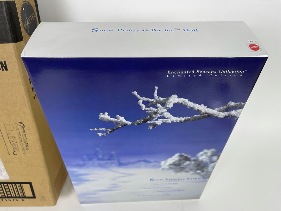 Snow Princess Barbie Enchanted Seasons Collections Winter Edition First In Series New In Box Mattel 1994 [Photo 4]