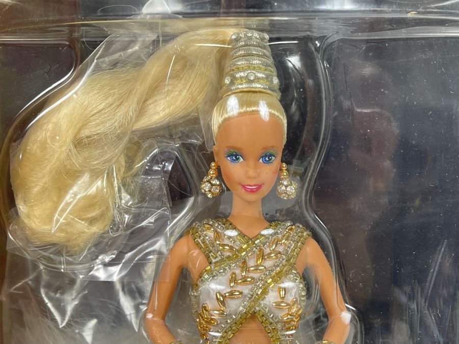 bob mackie gold barbie