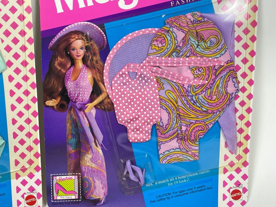 Set Of Four New Midge Wedding Day Barbie Clothes Mattel 1990 [Photo 5]