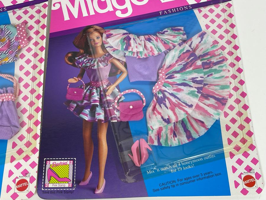 Set Of Four New Midge Wedding Day Barbie Clothes Mattel 1990 [Photo 6]