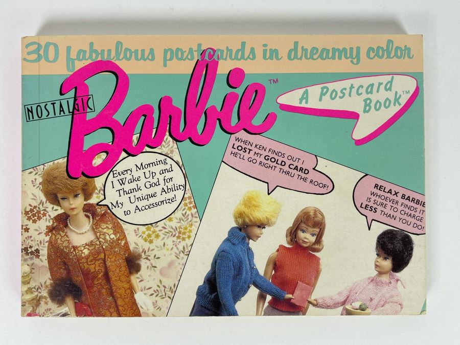Nostalgic Barbie Postcard Book With 30 Postcards