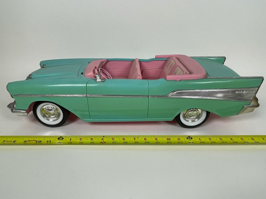Vintage Barbie Chevy Bel Air Convertible Car 26W X 10D X 6H [Photo 2]