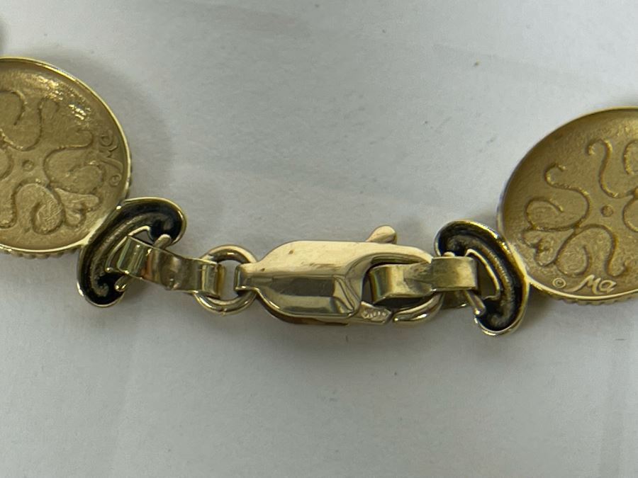 10K Gold 7' Bracelet 6.4g [Photo 8]