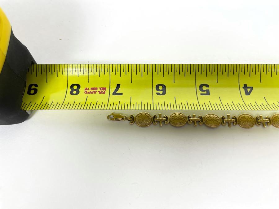 10K Gold 7' Bracelet 6.4g [Photo 11]