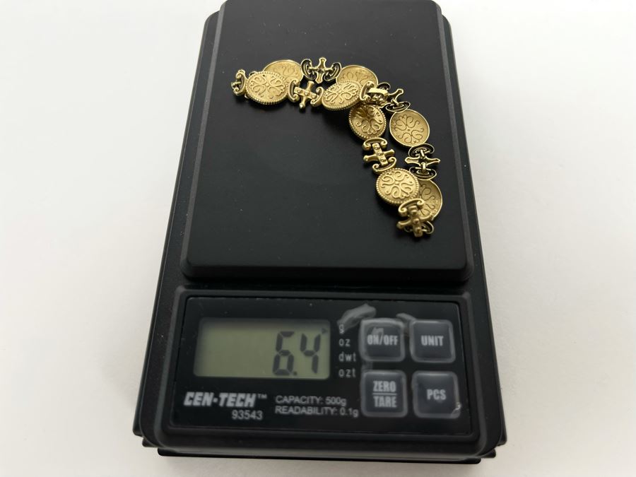 10K Gold 7' Bracelet 6.4g [Photo 10]