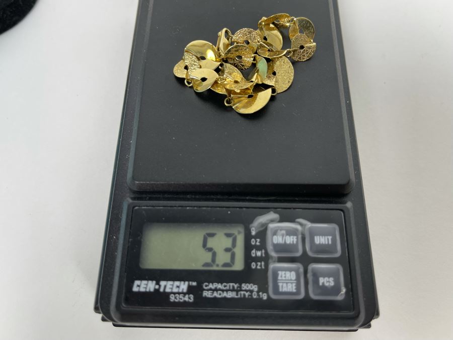 14K Gold Bracelet 7'L 5.3g [Photo 10]