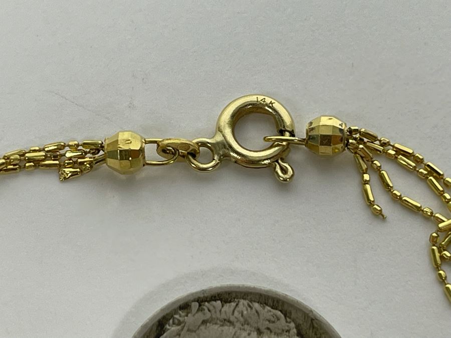 14K Gold Bracelet 7'L 5g [Photo 6]
