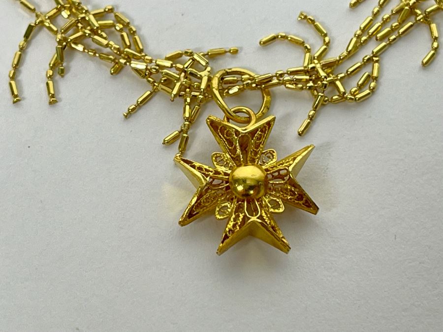 14K Gold Bracelet 7'L 5g [Photo 5]