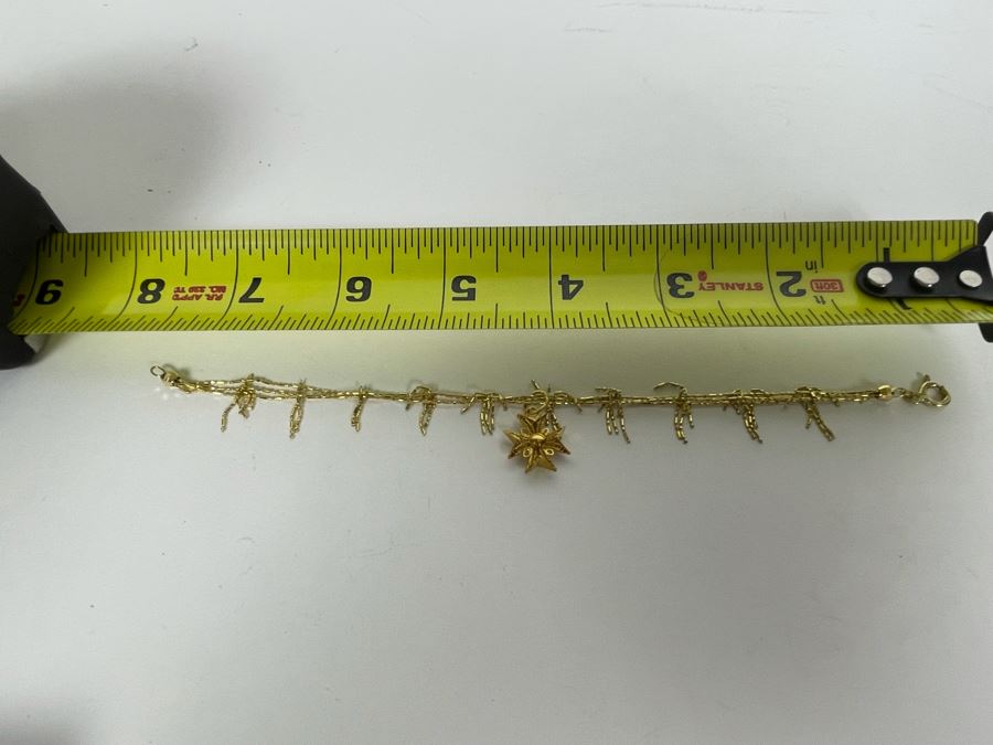 14K Gold Bracelet 7'L 5g [Photo 11]