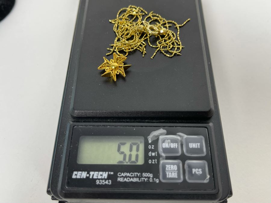 14K Gold Bracelet 7'L 5g [Photo 8]