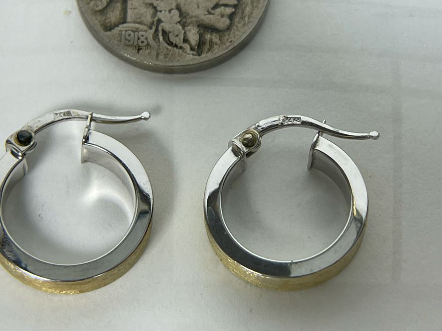 14K Gold Earrings 1.8g [Photo 5]