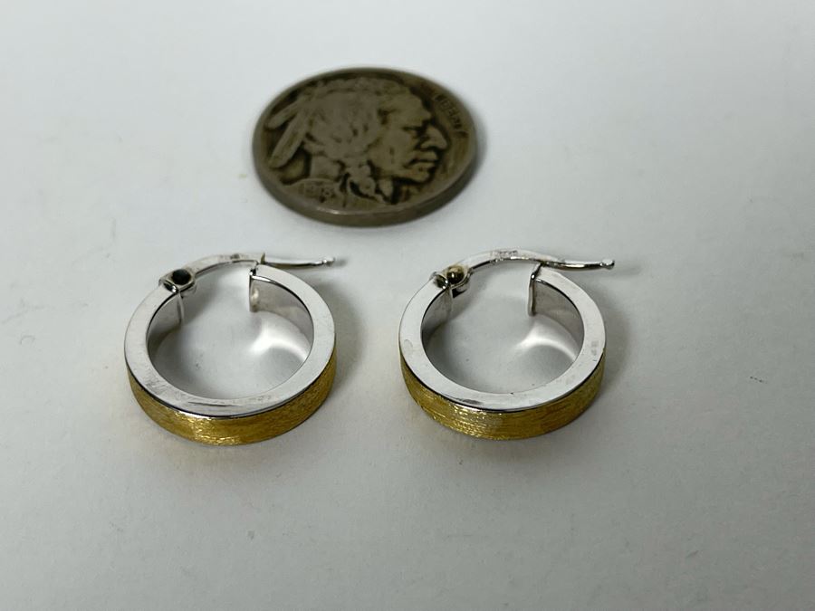 14K Gold Earrings 1.8g [Photo 2]