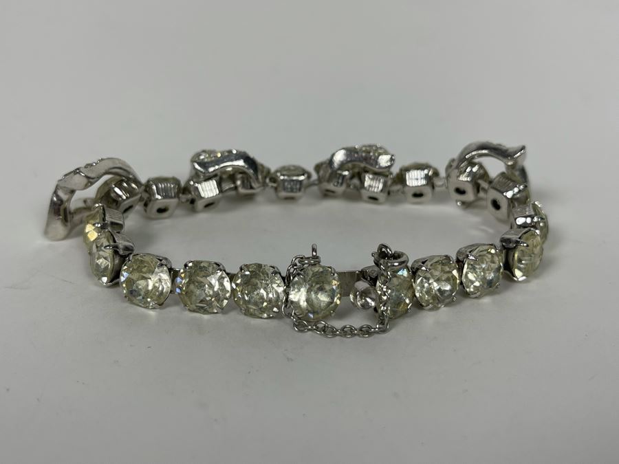 Vintage Eisenberg Rhinestone Bracelet [Photo 8]