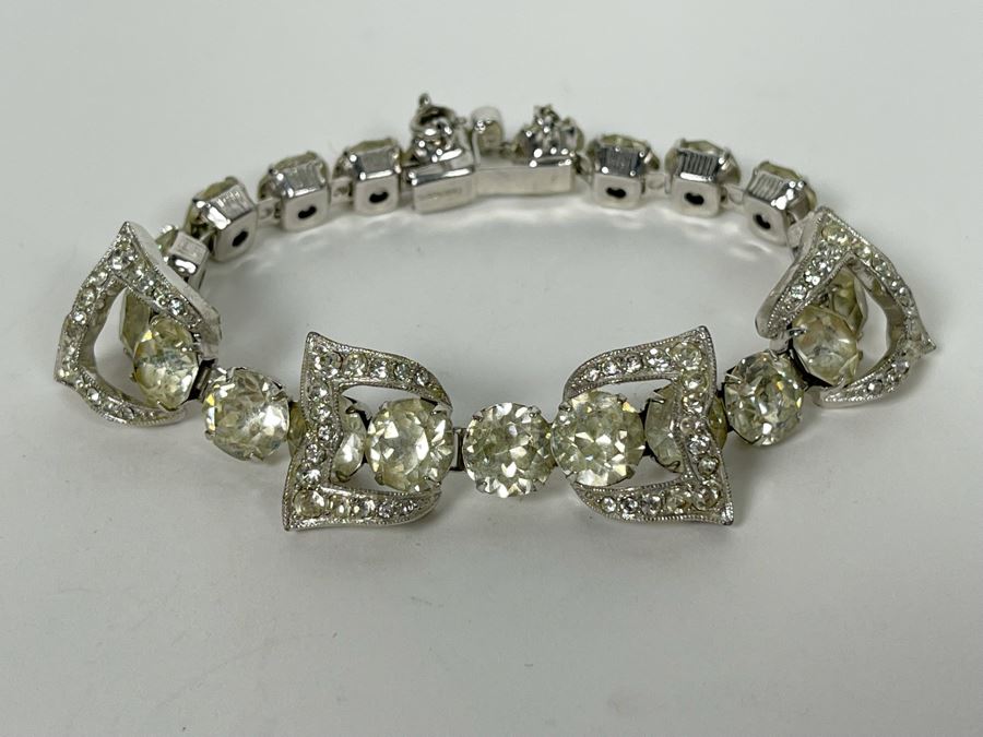 Vintage Eisenberg Rhinestone Bracelet [Photo 3]