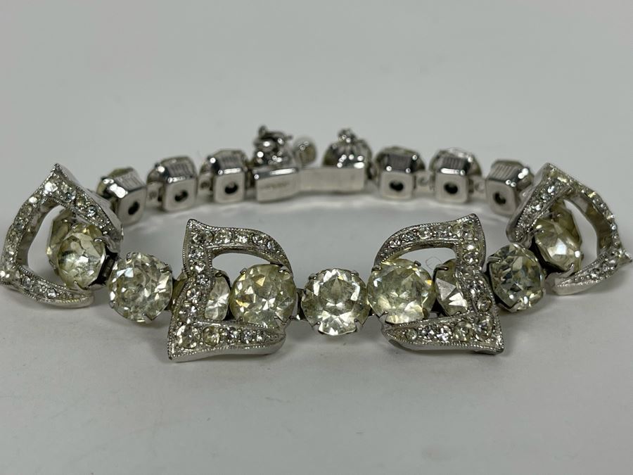 Vintage Eisenberg Rhinestone Bracelet [Photo 4]