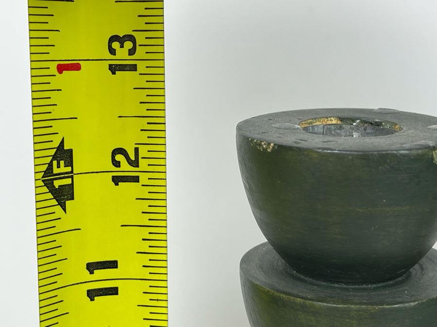 Set Of Four Wooden Candlesticks From Pottery Barn 12.5'H [Photo 6]