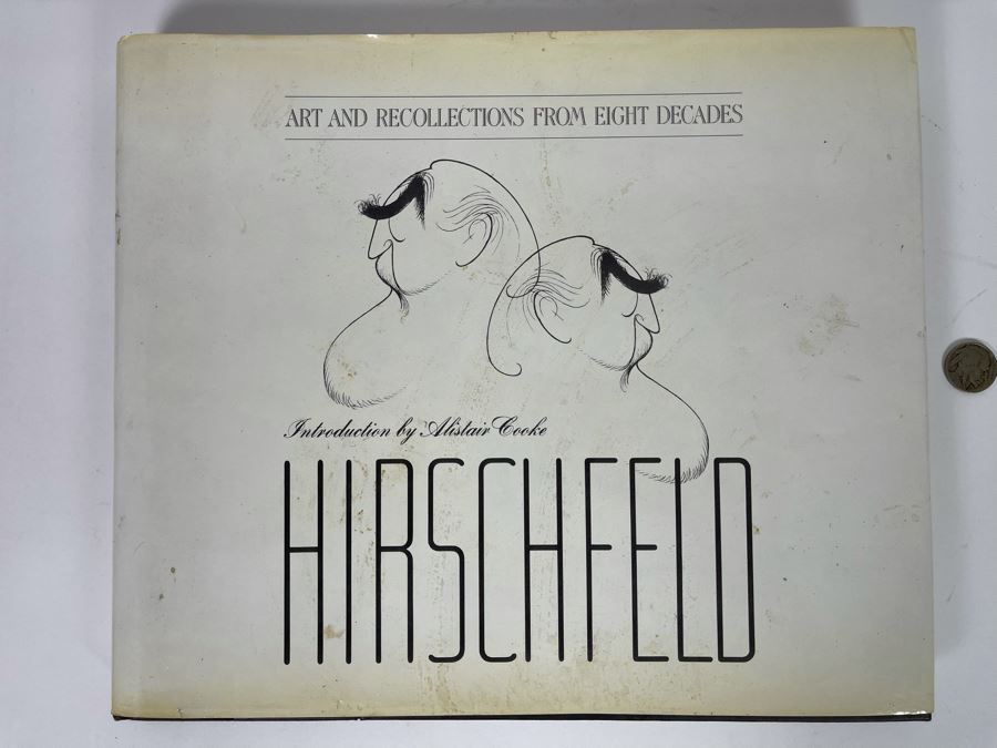 Hirschfeld Artwork Book: Art And Recollections From Eight Decades - Retailed $50