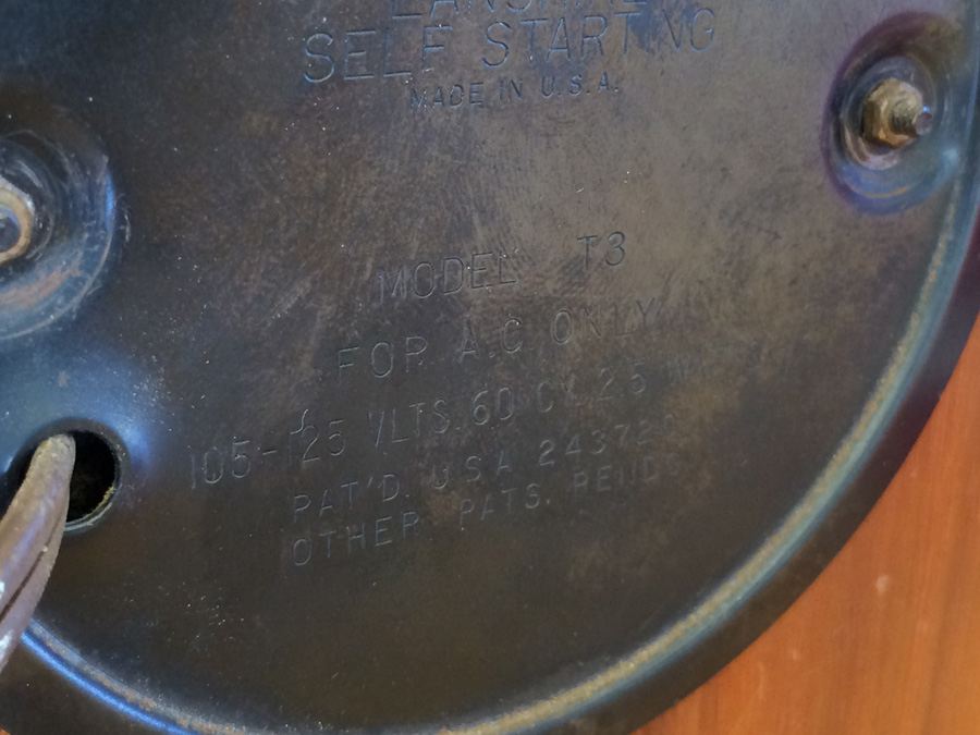 1958 Golfer Trophy Lanshire Clock Convair Golf Club 2nd Place [Photo 12]