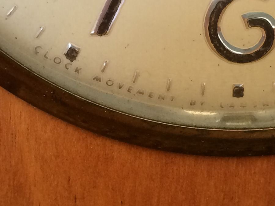 1958 Golfer Trophy Lanshire Clock Convair Golf Club 2nd Place [Photo 3]