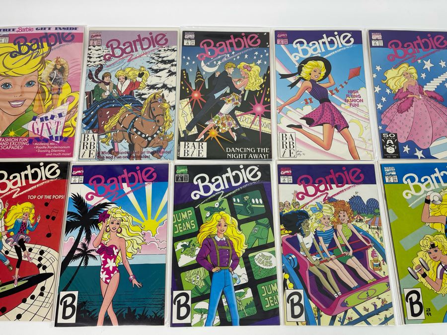 (10) Vintage Barbie Marvel Comic Books #1 - #10 [Photo 2]