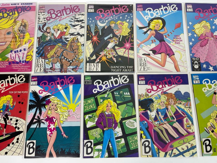 (10) Vintage Barbie Marvel Comic Books #1 - #10 [Photo 3]