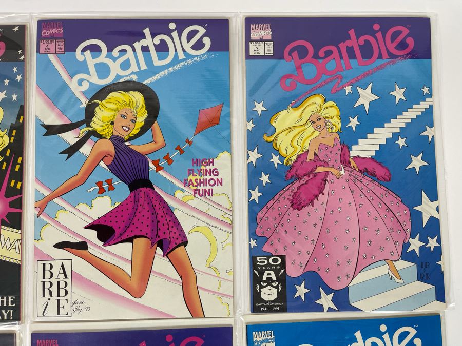 (10) Vintage Barbie Marvel Comic Books #1 - #10 [Photo 7]