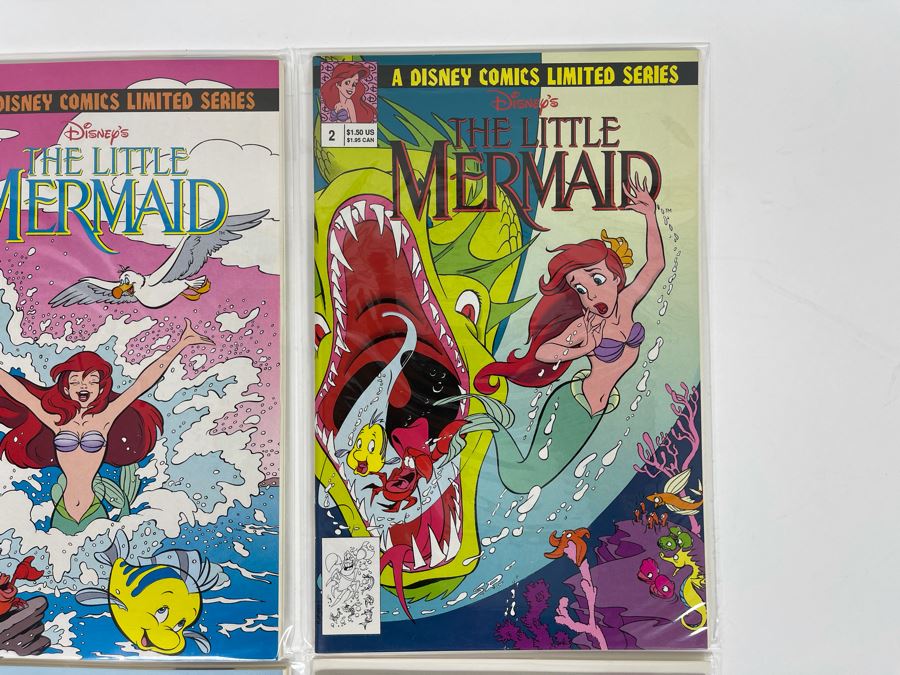 Disney's The Little Mermaid Comic Books #1 - #4 [Photo 4]