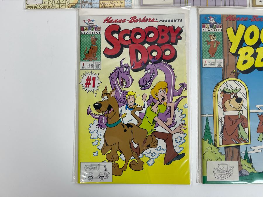 Comic Books: Disney's Sebastian #1, Hanna-Barbera Presents The Jetsons #1, The Flintstones #1, Scooby-Doo #1, Yogi Bear #1 [Photo 6]