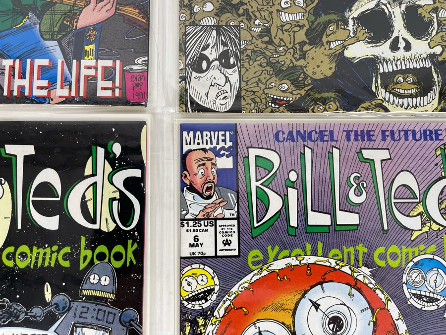 Bill & Ted's Excellent Comic Books #3,4,5,6 Marvel Comics [Photo 9]